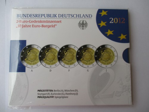 Deutschland euro f g - deutschland, 2