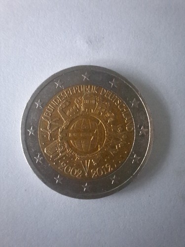 Euro gedenkmünze 2002 2012 - 2, 2002-2012