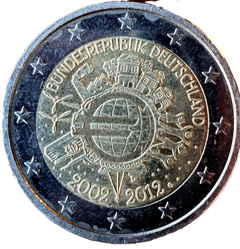 Euro münze deutschland - 2, münze,