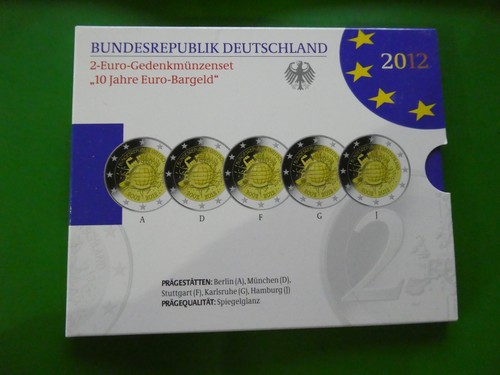 Brd euro 10 jahre - brd, x