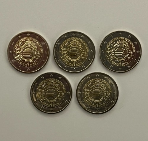 Euro deutschland 2012 - 5x, 10