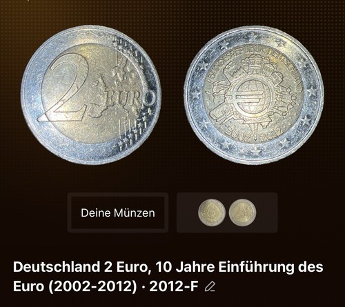 Euro gedenkmünze - 2,