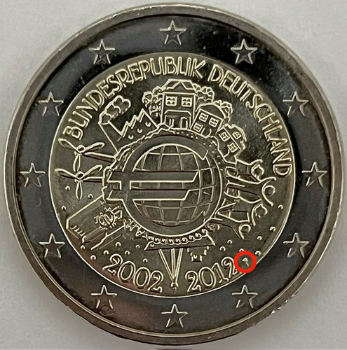 Euro gedenkmünze - 2,
