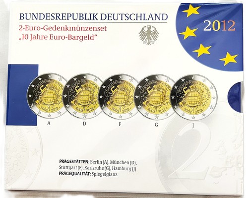 Euro gedenkmünzenset 2012 - 2-euro-gedenkmünzenset, -2012